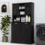 Armoire de salle de bain noire. E1 Build, capacité de 150 lb. Maximisez l'espace avec 2 tablettes réglables. Organisez les sacs amovibles. Poignée carrée distincte. Peinture pour une finition impeccable. Tracas-937039315