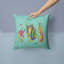 Coussin rectangulaire en poissons tropical