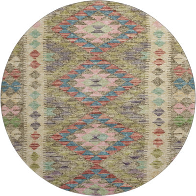 Premium Machine Washable Barry AMF1226 Global Rug