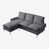 Dark Gray Faux Leather selected