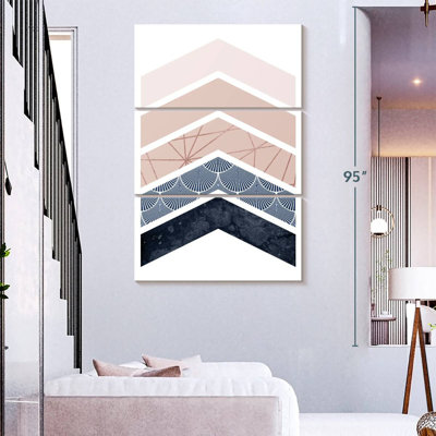Avery Pink Navy I