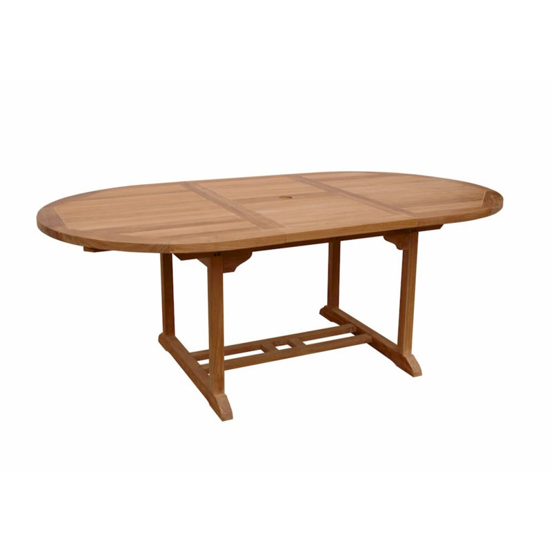 Bahama 53" Oval Teak Outdoor Dining Table