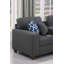 Canapé modulaire avec repose-pieds 9 pièces Eric-1033328922