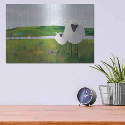 «Sheep In The Meadow» par Phyllis Adams