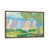 Toile avec cadre en bois brun classique est en rupture de stock