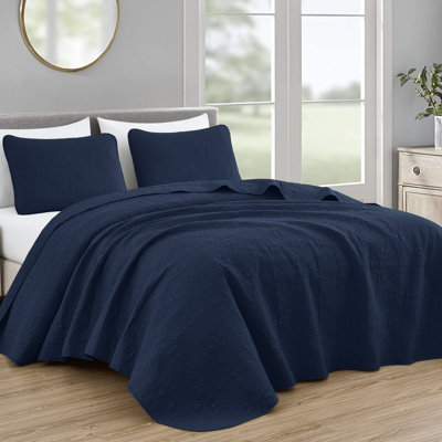 Luca 3-Piece Lightweight Microfiber Oversized Bedspread Set