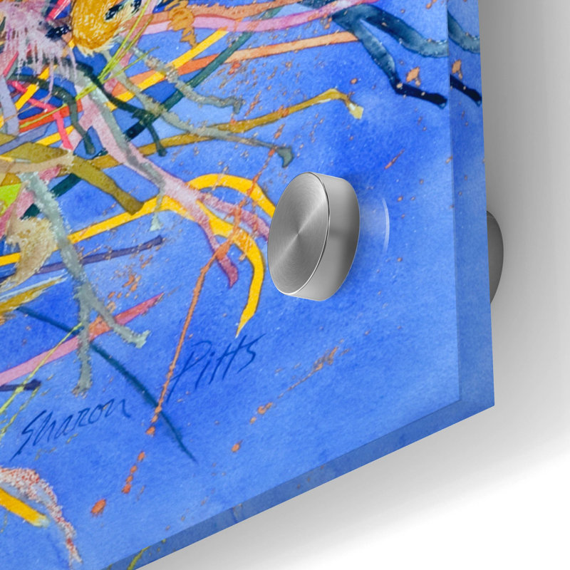 «Nest III-Vortex» par Sharon Pitts, art mural en verre acrylique, H 24 po x l 24 po x P 0,2 po