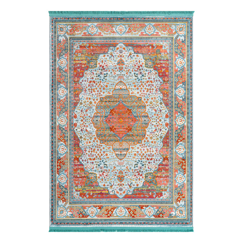 Folmar Oriental Indoor Rug, Rectangle 4'3" x 6'1"