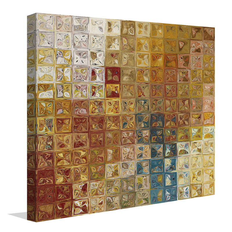 « tile art 5, 2013 », impression, Toile tendue, H 18 po x l 18 po x P 1 po