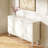 Sideboard Buffet Credenza Storage Cabinet with Doors-1596081239
