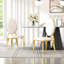 Chaise d'appoint en acier inoxydable Carterville-1033144138-1033144137
