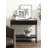 Giguere Wood and Metal Console Table with Storage Shelf