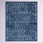 Tapis bleu marine / gris Shally-1493368649
