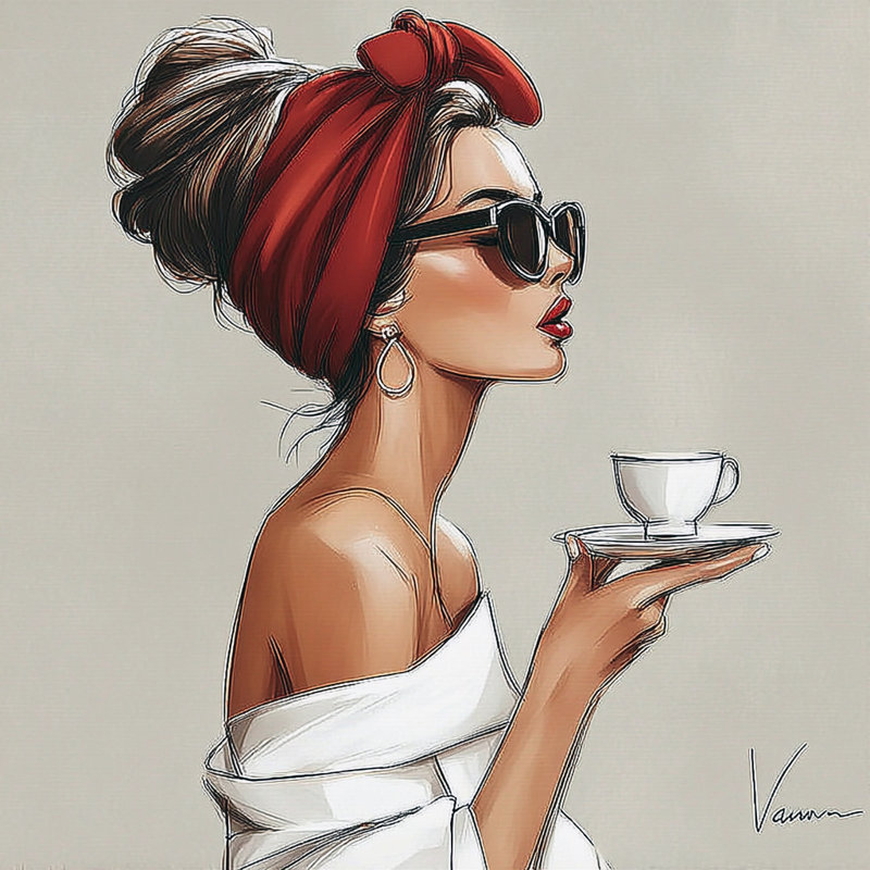Art mural classique sur toile tendue Rouge, H 30 po x l 30 po