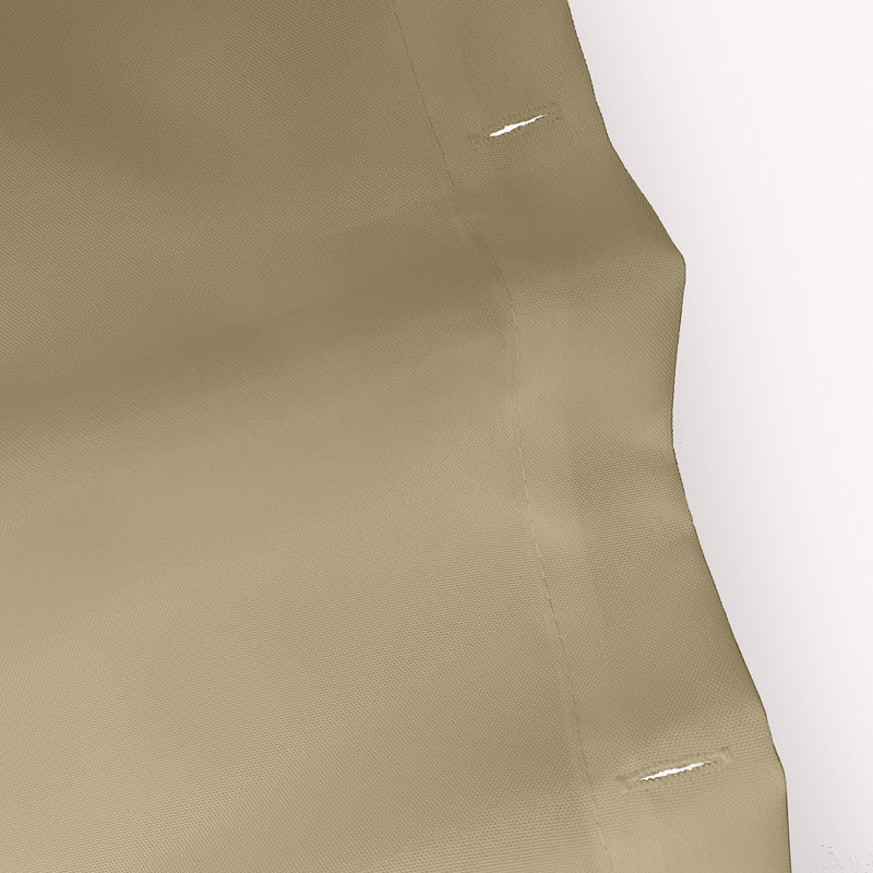 Rideau de douche simple, Taupe