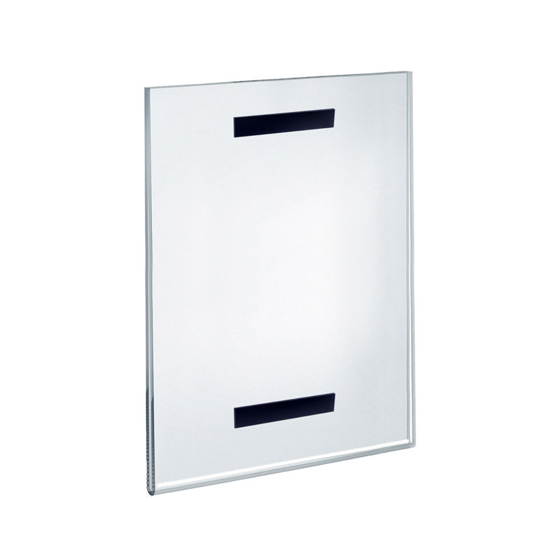 Clear Acrylic Magnet Back Sign Holder Frames 11" W x 14" H - Portrait / Vertical, 2-Pack