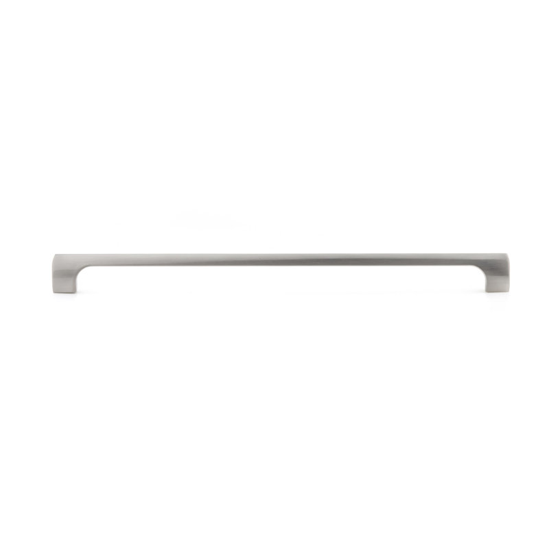 Poignée barre 12 5/8 po en métal, Nickel brossé