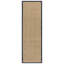 Tapis naturel / bleu en lattes de bambou / bleu marine-1480464786