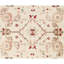 Tapis beige et rose noué à la main de haute qualité