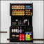 Armoire de rangement pour garde-manger 71 "avec comptoir de four à micro-ondes 71 po, armoire de rangement autoportante avec tablettes réglables, 6 portes et 1 tiroir - noir-1804188575