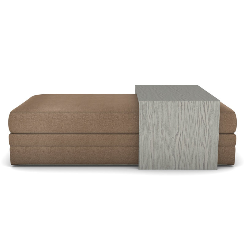 Tour de lit Boyden avec table large, Terre Nadia, Gris colombe