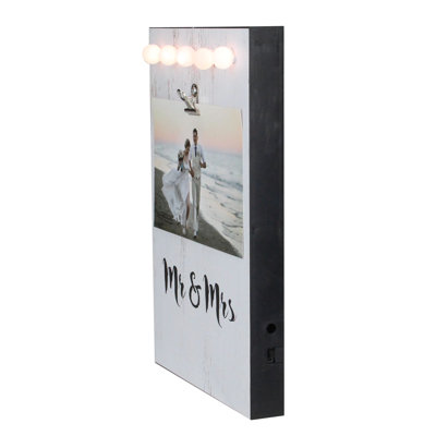 White Beveled Picture Frame