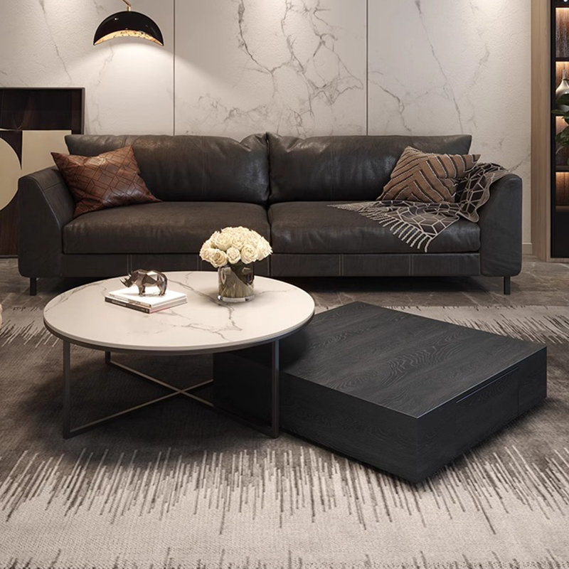 Ensemble de tables basses Luxury Square, H 15,7 po x L 31,5 po x l 31,5 po