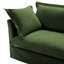 Fauteuils à assise profonde - chenille, revêtement respirant 2 places en chenille spacieuses et confortables-1768979455