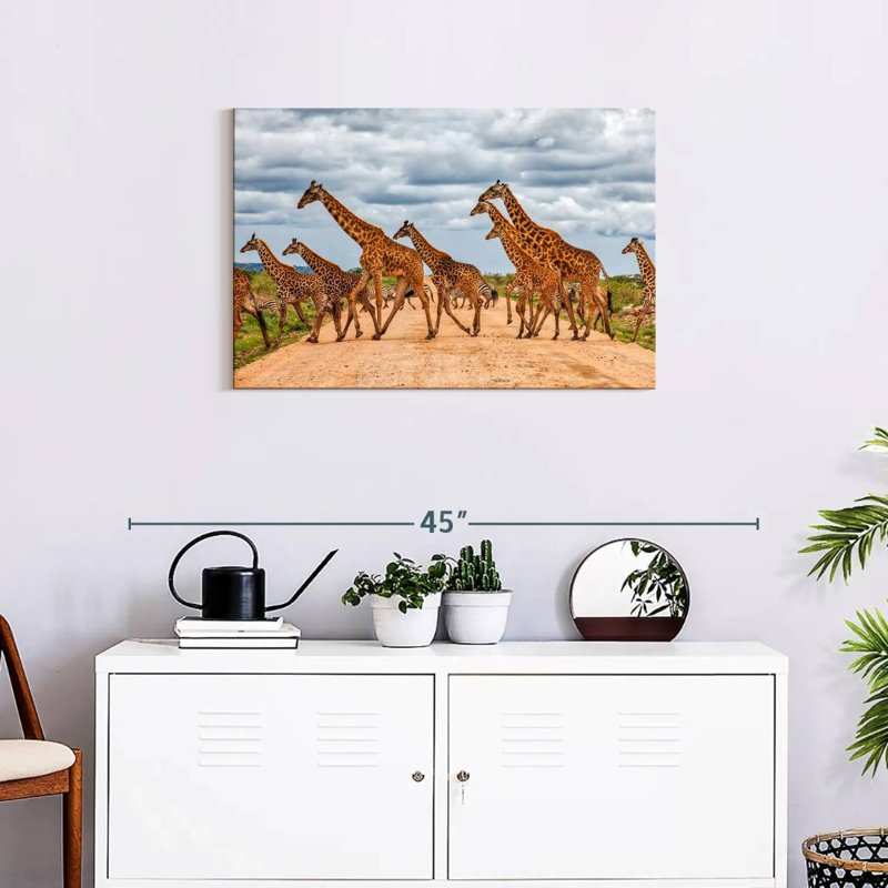 Girafes de Brampt, animaux de safari, H 20 po x l 30 po