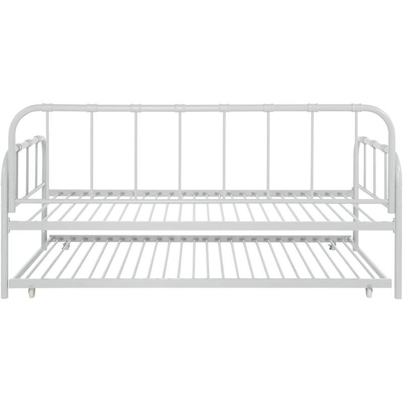 Ruddock Metal Bed, White