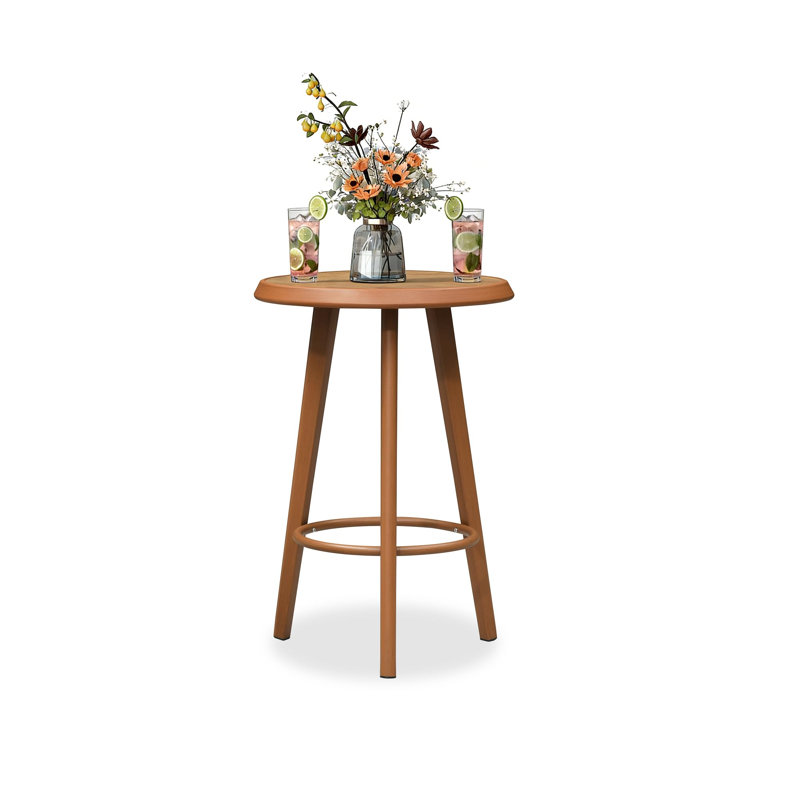  Table de bar Patio, 37.4" H x 33.46" W x 33.46" D, Brun