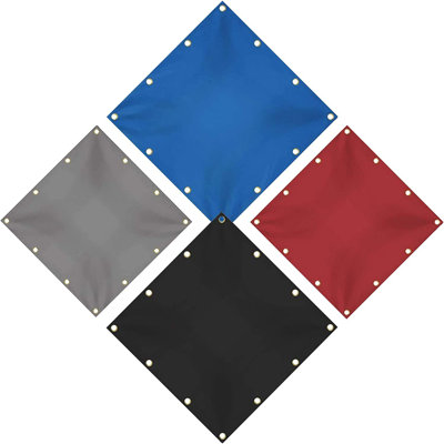 Heavy Duty Multipurpose Outdoor Tarp (12 x 12ft), Waterproof Outdoor Protective Tarpaulin with Reinforced Brass Grommet & UV Resistant