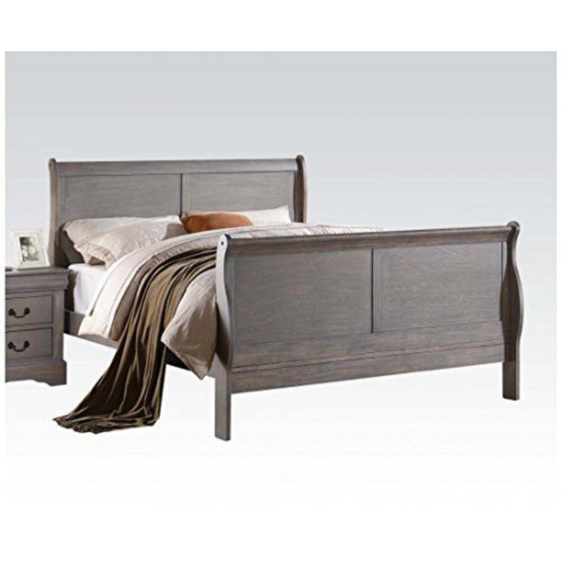 Avondale Sleigh Bed, Gray, Queen