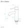 Swiss Madison Monaco 33.44'' Tall Glossy White Ceramic Circular Pedestal Bathroom Sink with Faucet and Overflow