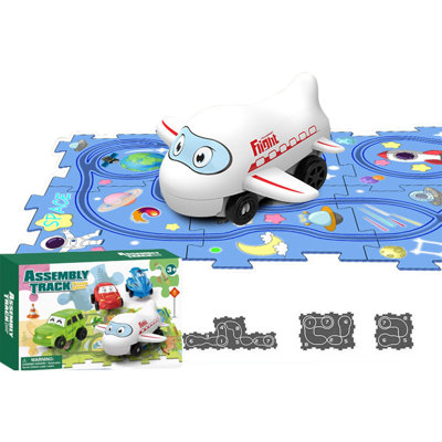 Children's Educational Track Car Puzzle Rail Car Small Train