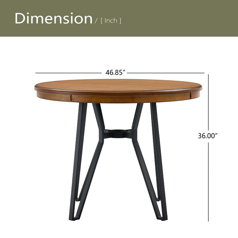 Table de bar ronde, Frêne clair