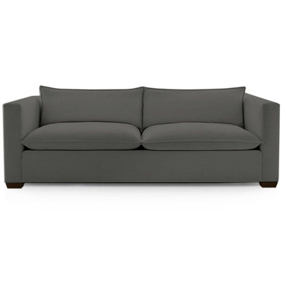 Upholstered 73 " Wool Loveseat