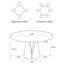 Table de salle à manger 51 po Vera-405318802-405069235-457700618