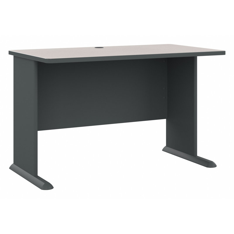 Series A Desk Shell, Slate, 29.66" H x 47.52" W x 26.81" D