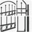 Gate with Gate in Grey-1592315801