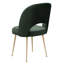 Chaise en velours Rizo Cognac-4605390