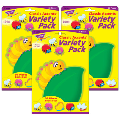 Bright Bugs Classic Accents Variety Pack
