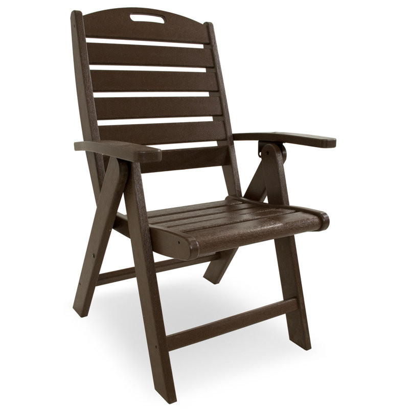 Fauteuil à dossier haut Trex Yacht Club, Marron foncé