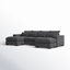 Canapé modulaire en U avec 2 repose-pieds Biaggio-357922154-374659423