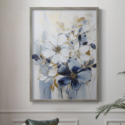 Reproduction encadrée FLORAL Series CCLxxIV - bois massif