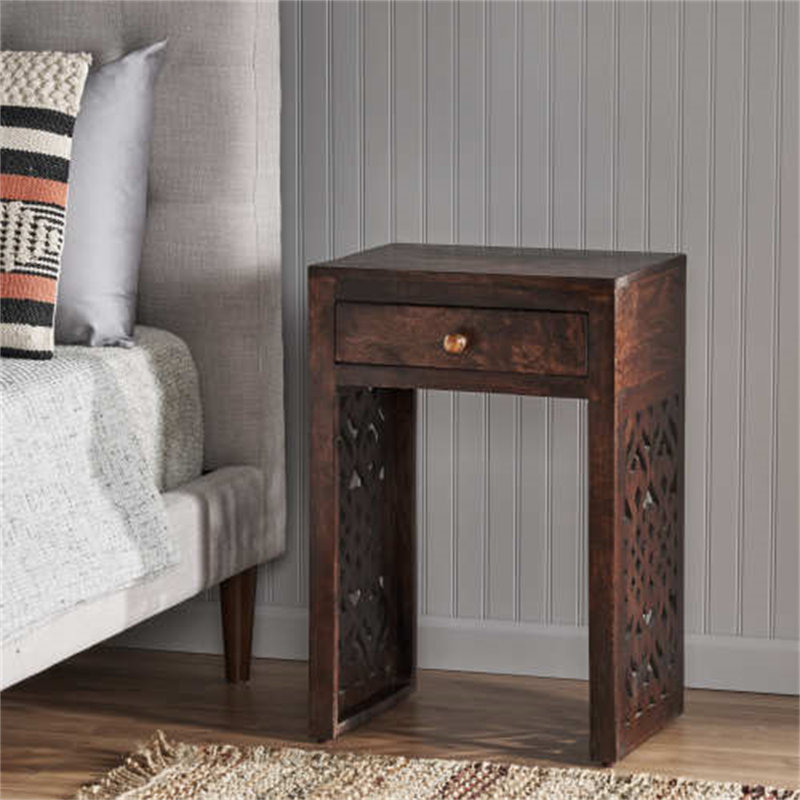 Wooden Storage CNC Design Console Table Drawers