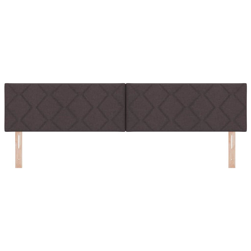  Fabric Headboard Geometric With Headboard Fabric, 120 x 200cm, Dark Brown
