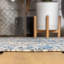 Tapis d'intérieur / extérieur gris / bleu marine Nate Boho-902764112