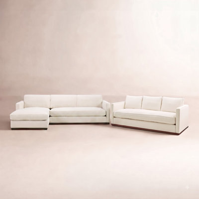 Bobbi 3-Piece Linen Living Room Set
