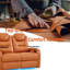 Double fauteuil inclinable de cinéma maison en cuir fleur avec ports USB et de type C-1757536294